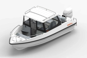 Łódź wędkarska, motorówka, kabinowa, łódka - TERHI 480CABIN