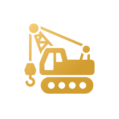 Podnośniki, dźwigi, żurawie